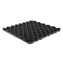 решетка газонная рг-60.60.4 пластиковая черная (600х600х40)  газонная решетка