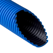 Труба двухслойная ПНД/ПВД 110/93,8 мм синяя